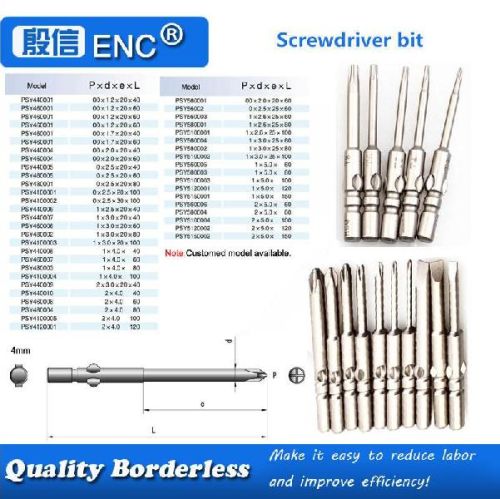 Metal Screwdriver Bits, Brand Name : ENC