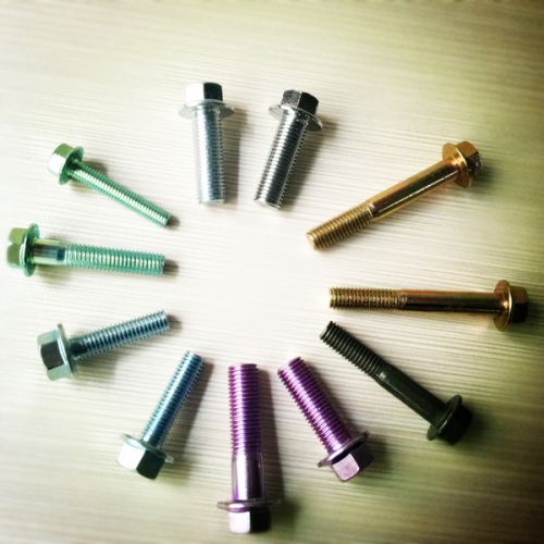 Carbon steel Flange Bolts, Brand Name : Zion, Standard : DIN6921