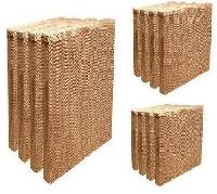 Rectangular Polished Kraft Paper Air Washer Cooling Pad, For Industrial, Size : 12x12inch