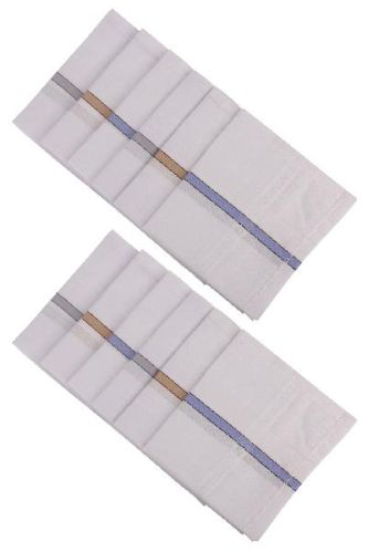 Klair Cotton Mens Handkerchiefs, For Daily, Pattern : Stripes