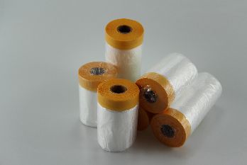Indoor Used Pre Taped Masking Film