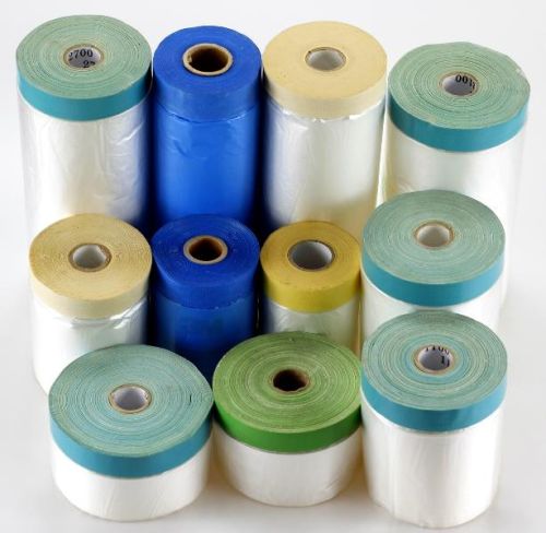 Pre-taped Masking Film With 70mesh Cloth Masking Tape