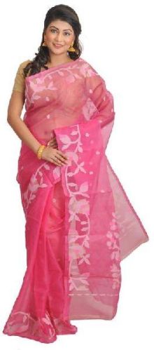 Handloom Resham Muslin Sarees