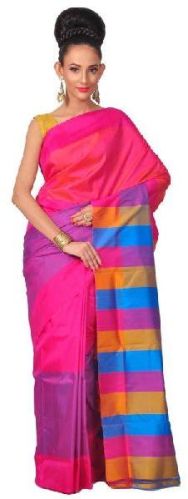 Pure Silk 3D Plain Handloom Sarees