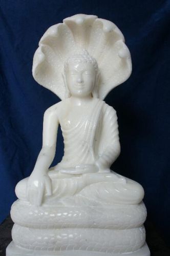 Stone Marble Buddha Statues, For Garden, Home, Office, Shop, Feature : Best Quality