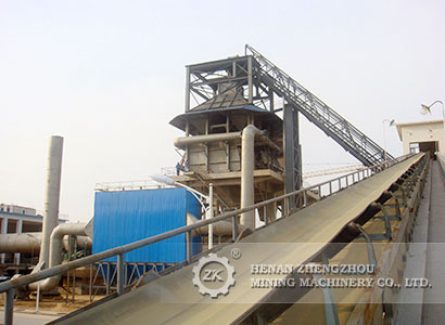 Large Angle Transport Materials Belt Conveyor
