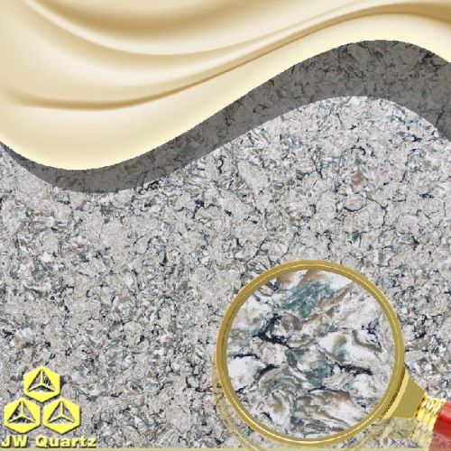 7% resin pigment Mixed Artificial Quartz Slab