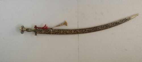 Iron Decorative Brass Sword 03, For Decoration