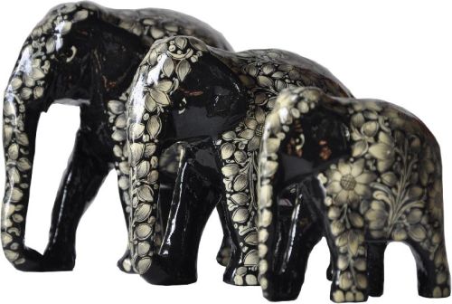 Elephant Statues, Size : 5, 4, 3 Inches