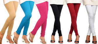 Mid Waist Cotton Lycra Leggings, Packaging Type : Poly Bag