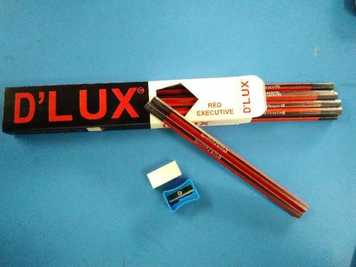 Hexogonal D'Lux Red Executive Pencil Box, For Writing