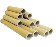 Round Non Laminated Corrugated Paper Tubes, For Filling Thread, Pattern : Plain