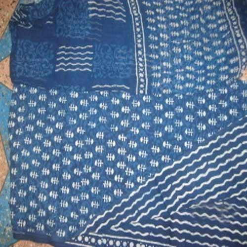 Chanderi Indigo Ladies Suits, Occasion : Casual Wear, Party Wear