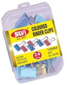 Plastic Coloured Binder Clip, Size : 15mm, 19mm, 25mm, 32mm, 41mm, 51MM