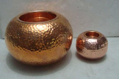 Copper Tea Light Candle Holder, Packaging Type : Bulk