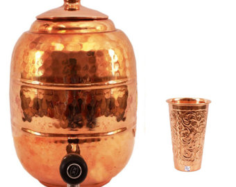 Copper Water Tank With Tap