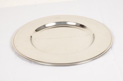 Metal Silver Charger Plates, Size : 8inch