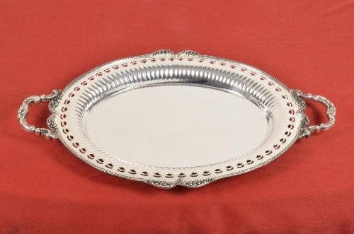 Silver Oval Tray