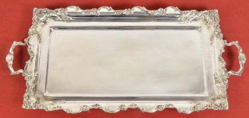 Silver Rectangle Tray