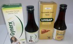 Ayurvedic Liver Syrup, Brand Name : GYNERX,  LIVGAP