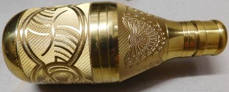 Brass Mukhvas Bottle, Color : Golden, Silver