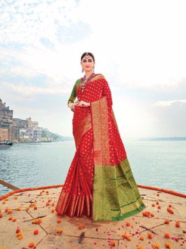 Banarasi Silk Weadding Wear Saree