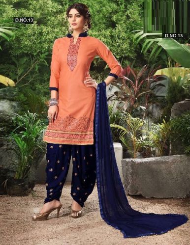 Cotton Patiala Salwar Suit, Gender : Women
