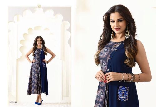 Digital Print Long Ready Made Kurtis, Age Group : Adults