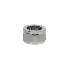 Stainless Steel Nut, Color : Silver