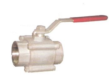 Three Piece Screwed End Ball Valve, Size : 1/2