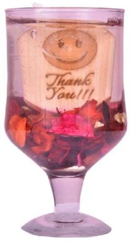 Thank You Gel Wax Candle, For Birthday, Decoration, Lighting, Party