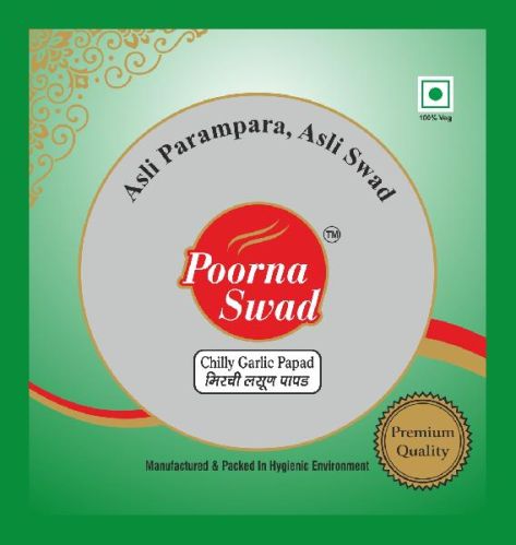 Purna Swad Chilly Garlic Papad