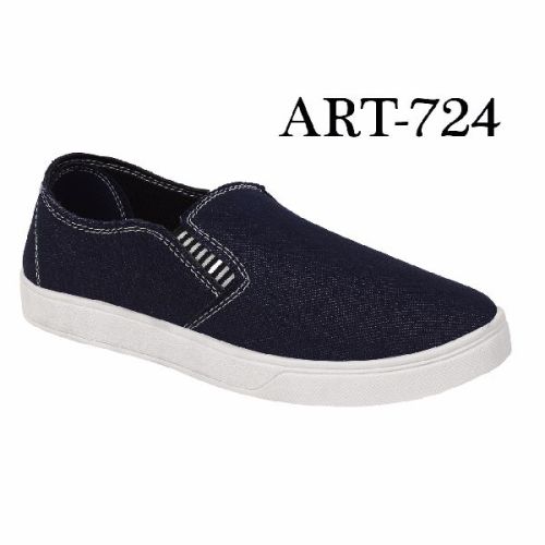 FLIPPI CANVAS BLACK DENIM SHOES