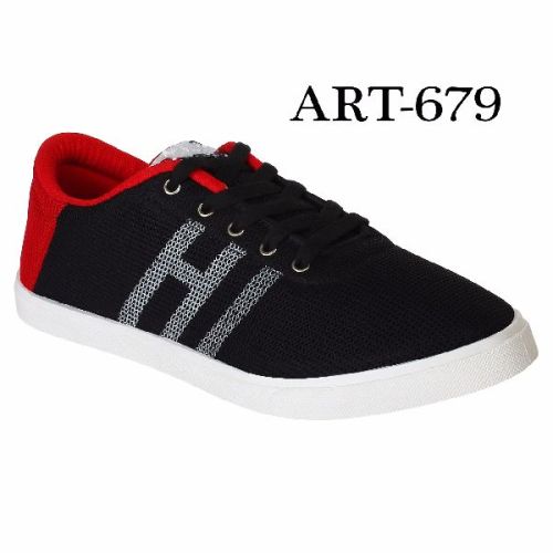 FLIPPI CANVAS RED & BLACK SHOES