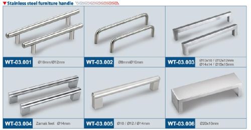 Chrome etc iron stainless steel metal Furniture Handles