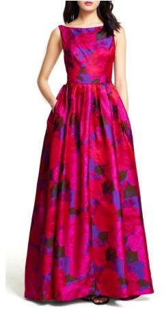 Printed Chiffon Ladies Gowns, Size : M, XL, XXL