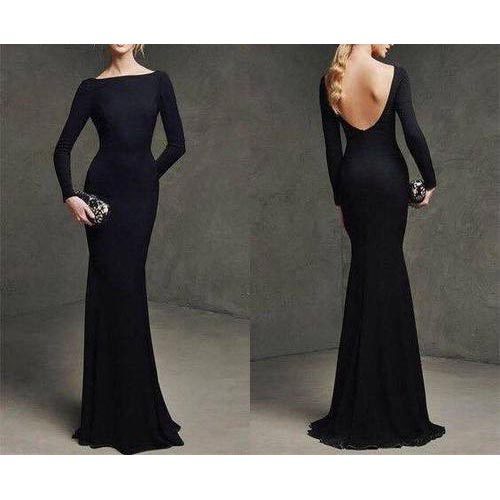 Designer Black Gown