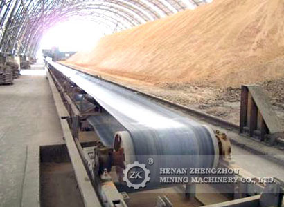 Fixed Belt Conveyor Used In Mining Industry