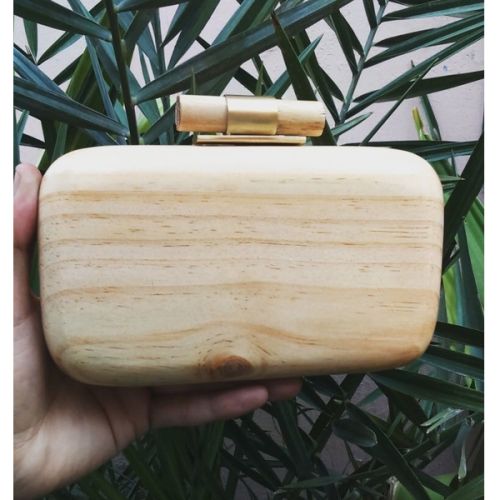 SHIROH Wooden LAdies Purse