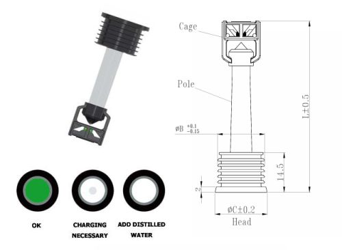 Plastic Car Battery Tester B101, Brand Name : Lham