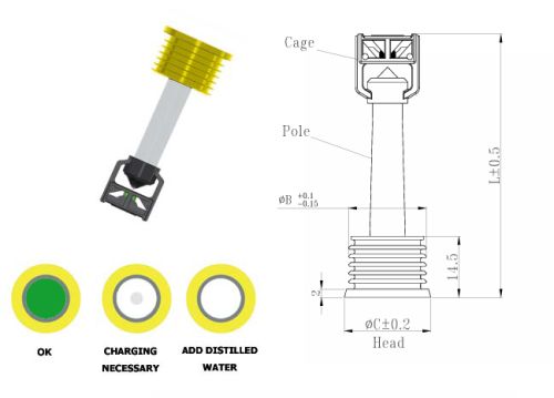 Plastic Car Battery Tester B102, Brand Name : Lham