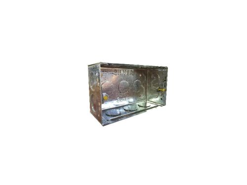 4 MODULE CONCEALED BOX(SILVER)