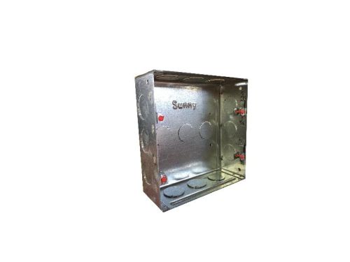 8 SQUAR MODULE CONCEALED BOX(GOLD), Color : SILVER