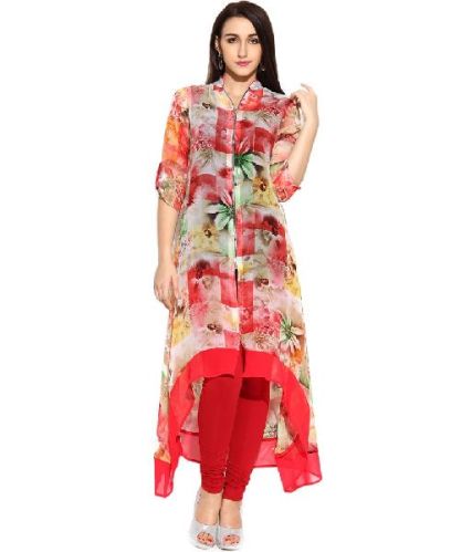 Maate High Quality Raw Material Georgette Kurtis