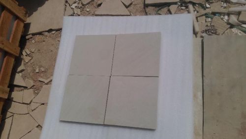 Non Polished Gwalior White Mint Sandstone, For Flooring, Roofing, Feature : Elegant Design, Good Quality