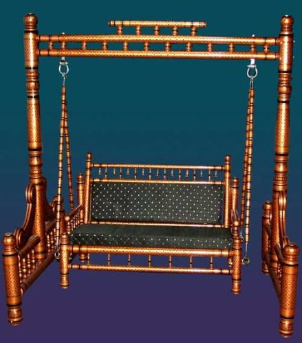 Decorative Brass Color Garden Swing