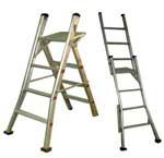 Polished Convertible Ladder, For Construction, Industrial, Feature : Durable, Fine Finishing, Foldable