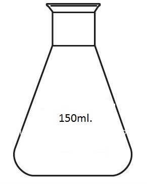 Steel Conical Flask 150 Ml.