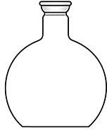 Flask Flat Or Round Bottom 3000ml.