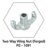Two Way Wing Nuts (Forged), Feature : Corrosion Resistant, Fastener